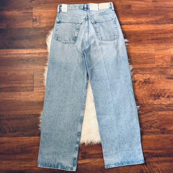 NWT Citizens of Humanity Ayla Baggy Cuffed Jeans in Gemini Size 26 Agolde - Picture 6 of 13